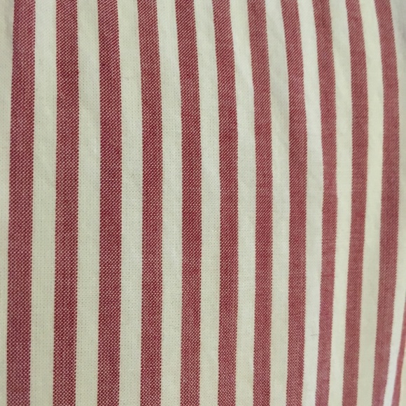 Stripped red button down shirt - Picture 2 of 2